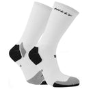 Hilly White Marathon Fresh Crew Socks