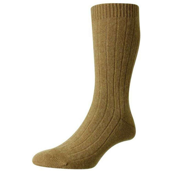 Pantherella Brown Waddington Cashmere Socks