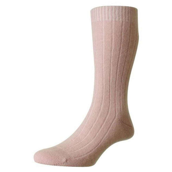 Pantherella Pink Waddington Cashmere Socks