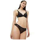 Triumph Black Amourette Charm Brazillian Knickers