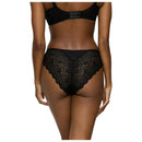 Triumph Black Amourette High Leg Tai Knickers