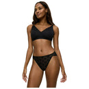 Triumph Black Amourette High Leg Tai Knickers