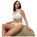 Triumph White Amourette Hipster String