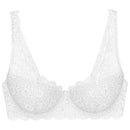 Triumph White Amourette Wired Padded Lace Bra