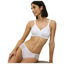 Triumph White Doreen Cotton Non Wired Bra