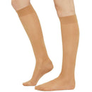Wolford Beige Pure Energy Vitalizer 30 Denier Knee High Tights