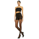 Wolford Black Individual Ultra Sheer 10 Denier Control Top Tights