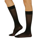 Wolford Black Pure Energy Vitalizer 30 Denier Knee High Tights