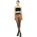 Wolford Navy Satin Touch Sheer Shimmer 20 Denier Tights