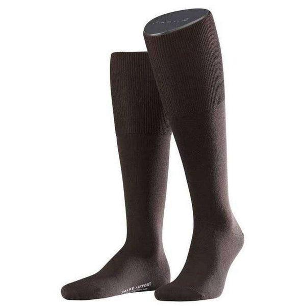 Falke Brown Airport Knee High Socks
