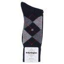 Burlington Navy Preston Argyle Socks