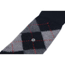 Burlington Navy Preston Argyle Socks