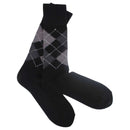 Burlington Black Preston Argyle Socks 