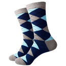Bassin and Brown Grey Argyle Socks