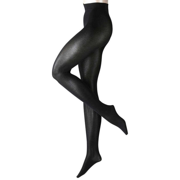 Falke Black Cotton Touch Tights 