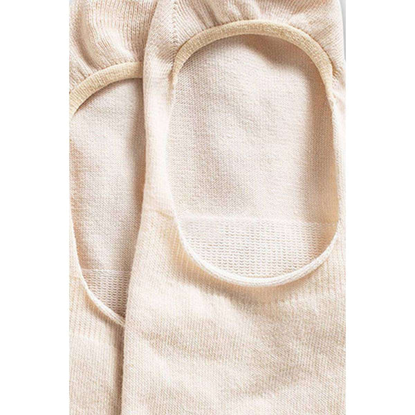 Esprit Cream Basic Sporty Ankle Non-slip 2 Pack Shoe Liners