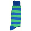 Bassin and Brown Blue Striped Midcalf Socks