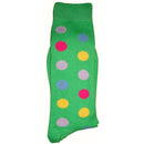 Bassin and Brown Green Spotted Midcalf Socks