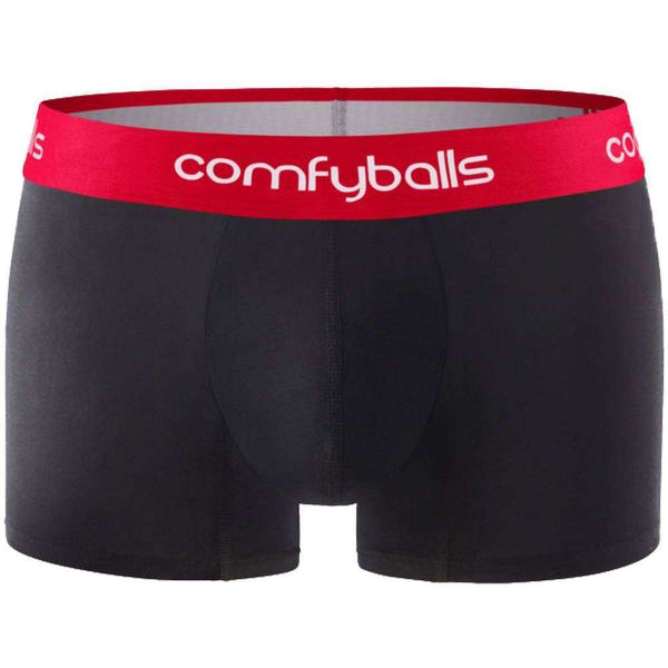 Comfyballs Black Regular Boxers