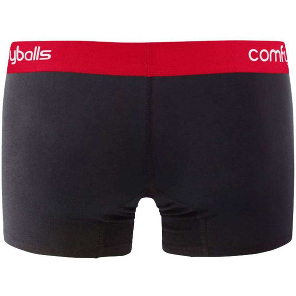 Comfyballs Black Regular Boxers