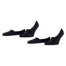 Burlington Black Everyday 2-Pack No Show Socks