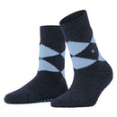 Burlington Blue Cosy Argyle Socks