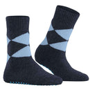 Burlington Blue Cosy Argyle Socks