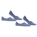 Burlington Blue Everyday 2-Pack No Show Socks