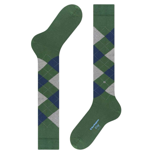 Burlington Green King Knee High Socks