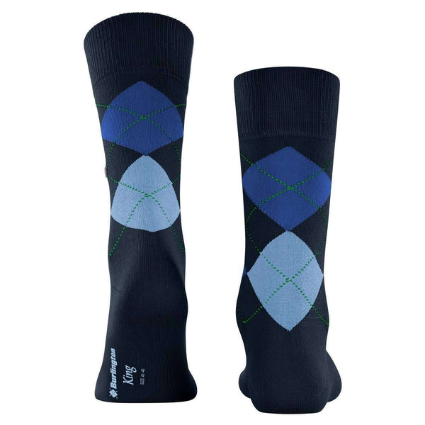 Burlington Navy King Socks