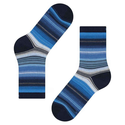 Burlington Navy Stripe Socks