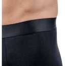 Comfyballs Black No Show Cotton Long Boxer