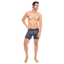 Comfyballs Blue Cotton Long Boxer