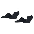 Esprit Black Active Basic 2 Pack Sneaker Socks