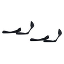 Esprit Black Solid Low 2 Pack No Show Socks