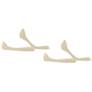 Esprit Cream Solid Low 2 Pack No Show Socks