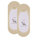 Esprit Cream Solid Low 2 Pack No Show Socks
