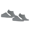 Esprit Grey Active Basic 2 Pack Sneaker Socks