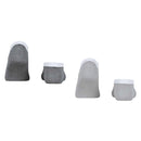 Esprit Grey Allover Stripe 2 Pack Sneaker Socks