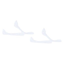 Esprit White Solid Low 2 Pack No Show Socks