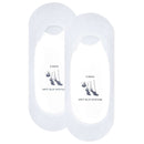 Esprit White Solid Low 2 Pack No Show Socks