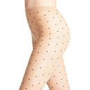 Falke Beige Dot Bicolor 15 Denier Tights