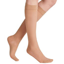 Falke Beige Energize 30 Denier Knee-High Socks