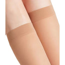 Falke Beige Energize 30 Denier Knee-High Socks