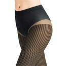 Falke Beige Houndstooth 15 Denier Tights