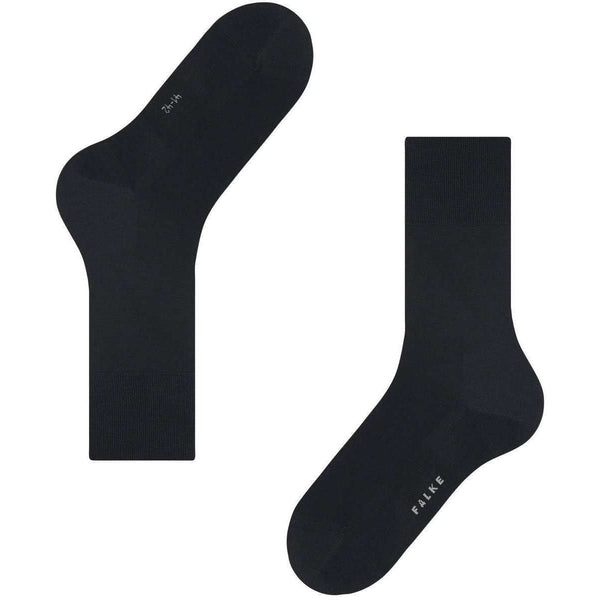 Falke Black Climawool Socks