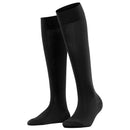 Falke Black Cotton Touch Knee High Socks