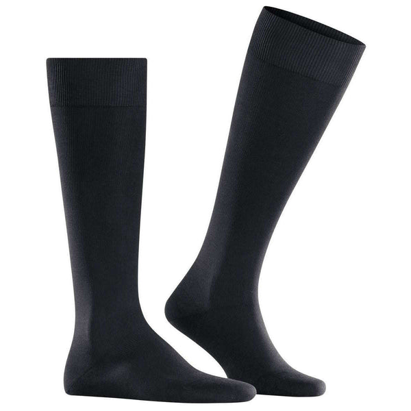 Falke Black Energizing Cotton Knee High Socks