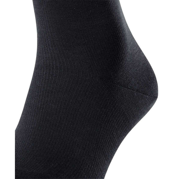 Falke Black Energizing Cotton Knee High Socks