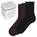 Falke Black Happy Box 3 Pack Socks